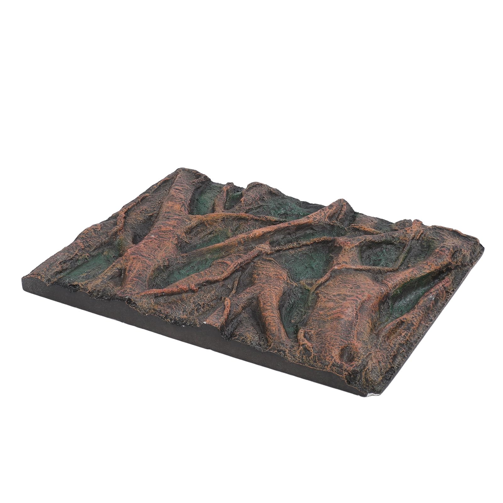 Alomejor Fondo de Acuario, Diseño de Roca 3D Realista para Pecera, Tanque de Reptiles, Material de Espuma Seguro (H)