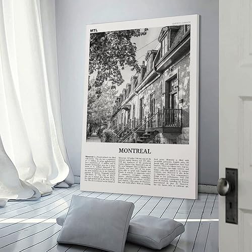 Miniatura 3 de Montreal Poster, Montreal Foto, Montreal Dekor, Quebec, Kanada, Montréal Canvas Art Poster and Wall Art Picture Print Modern Family Bedroom Decor