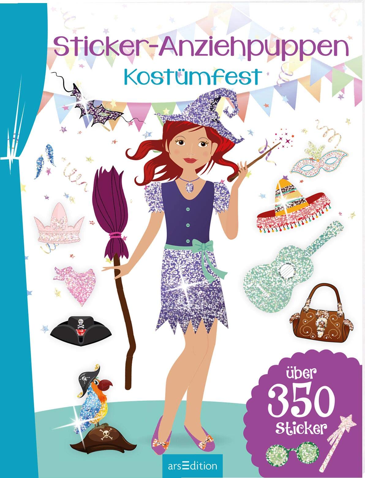 Sticker-Anziehpuppen - Kostümfest: Über 350 Sticker