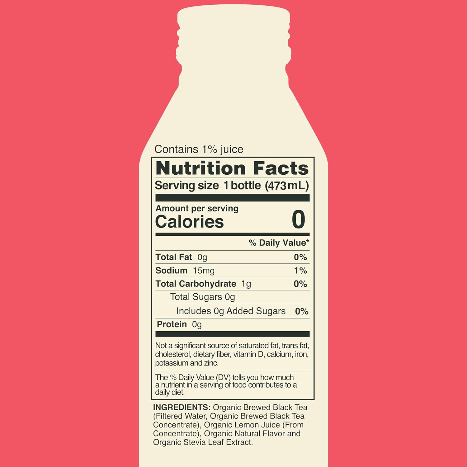 Saint James Iced Tea - Organic Black Tea - Non-GMO, Gluten Free, Zero Calorie, Zero Sugar - Classic Mango, 12 Pack (16 fl oz each)