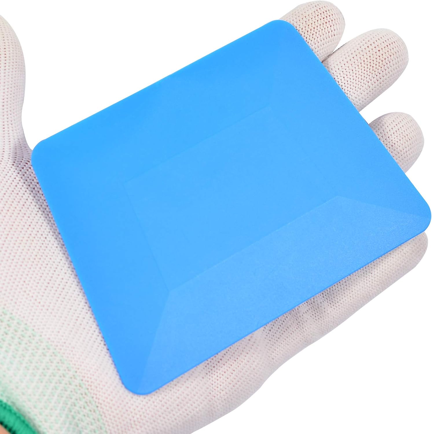 Car Soft Card Squeegee, Non-Stick Surface Vinyl Wrap Scraper, Tint Tool for Vehicle Window Body Tint Film Fitting Decal, 4-inch, 4 Pcs