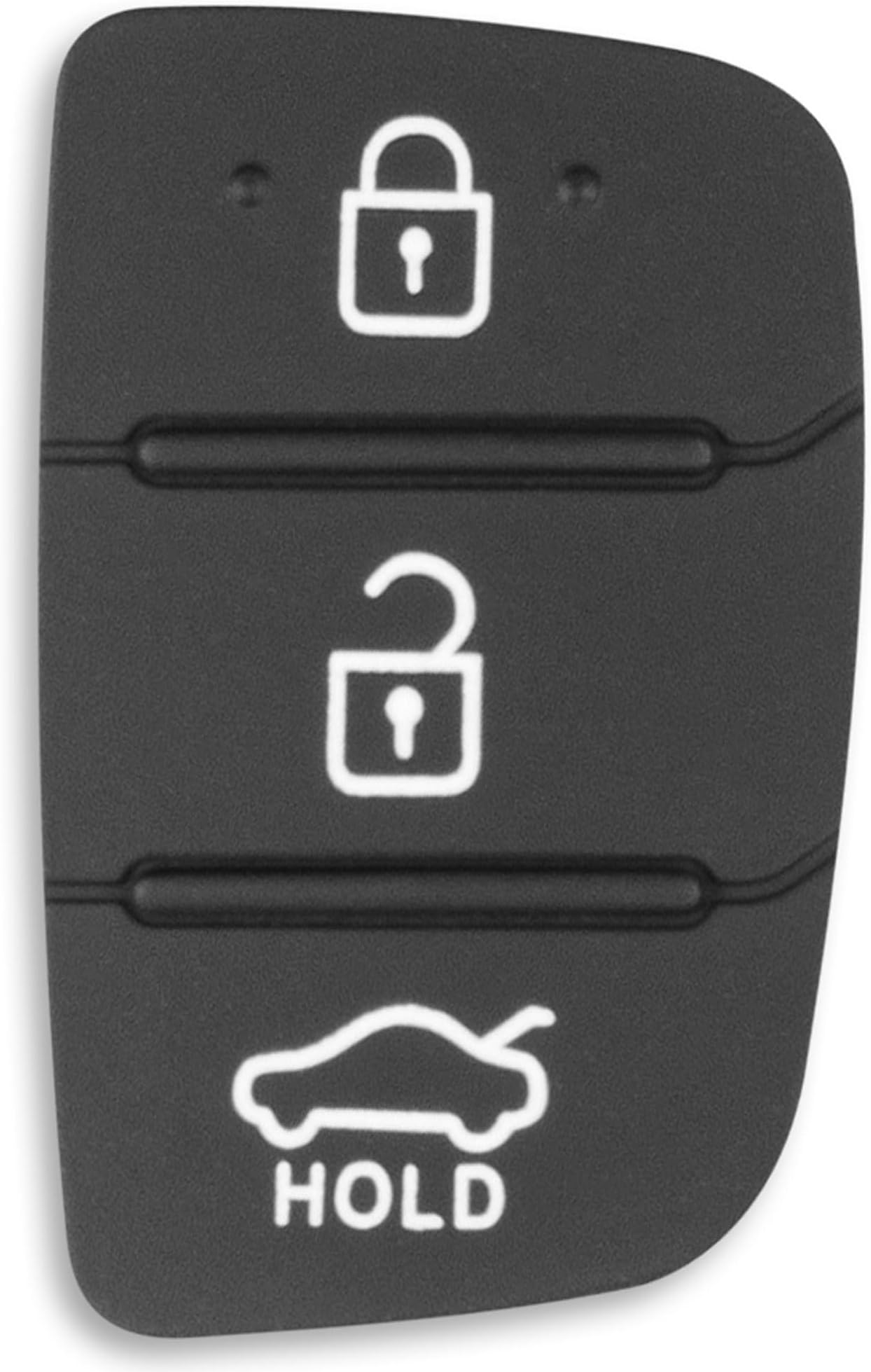 Silicon Pad Replacement for Hyundai i10-ix35, KIA Carens-Sorento, 3 Rubber Buttons Material