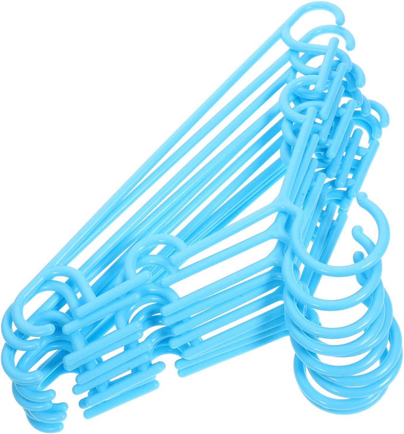PRETYZOOM 50pcs Non- Boy Girl Clothes Hangers Reusable Plastic Hangers for Closet Storage Drying Space Saving Design Vibrant Colors Suitable for Wet Dry Clothes