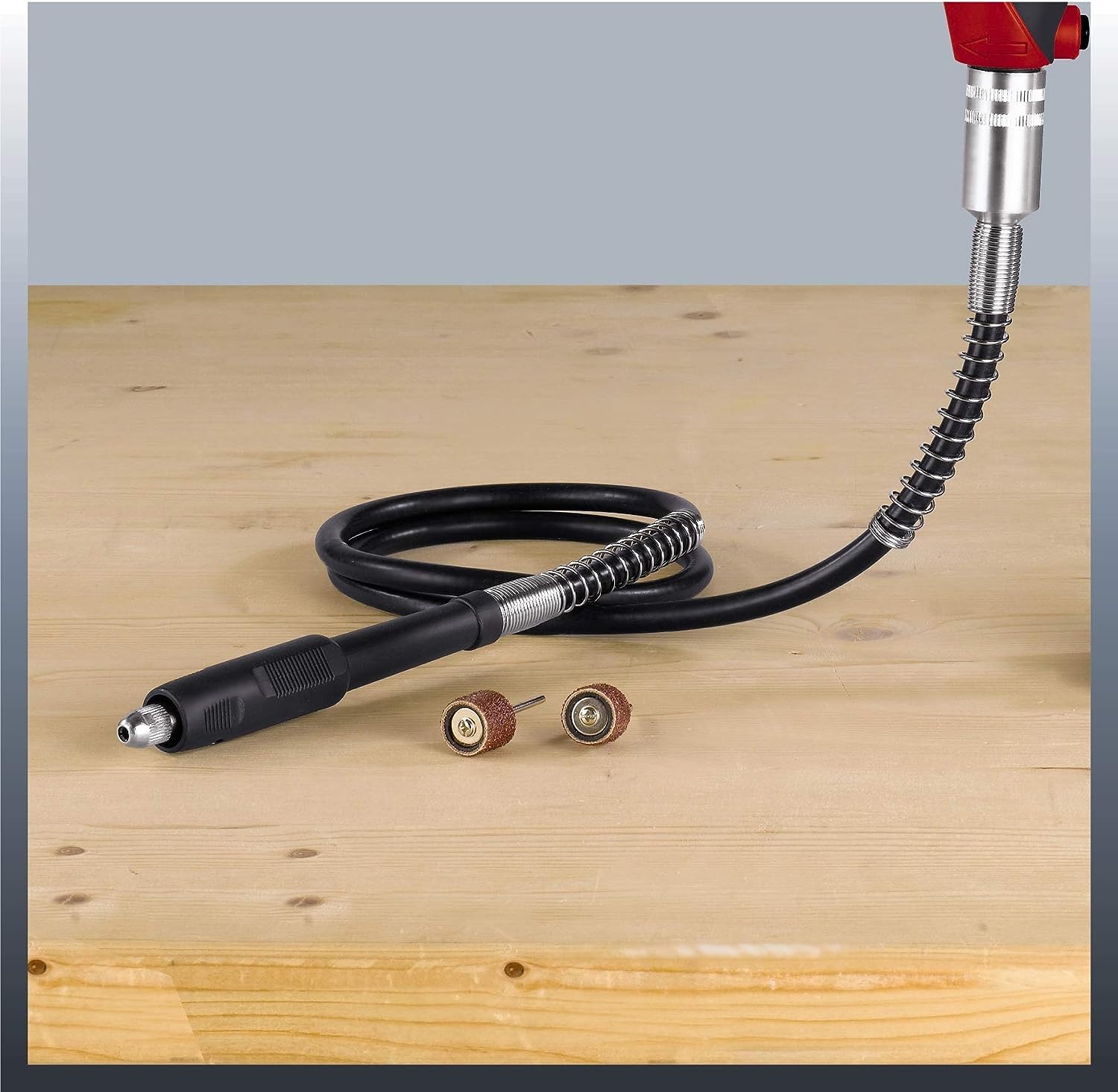 Einhell Herramienta de lijado y grabado TC-MG 135 E (135W, 10000-32000 rpm, soporte telescópico, flex. eje, incluidos los accesorios y el estuche)