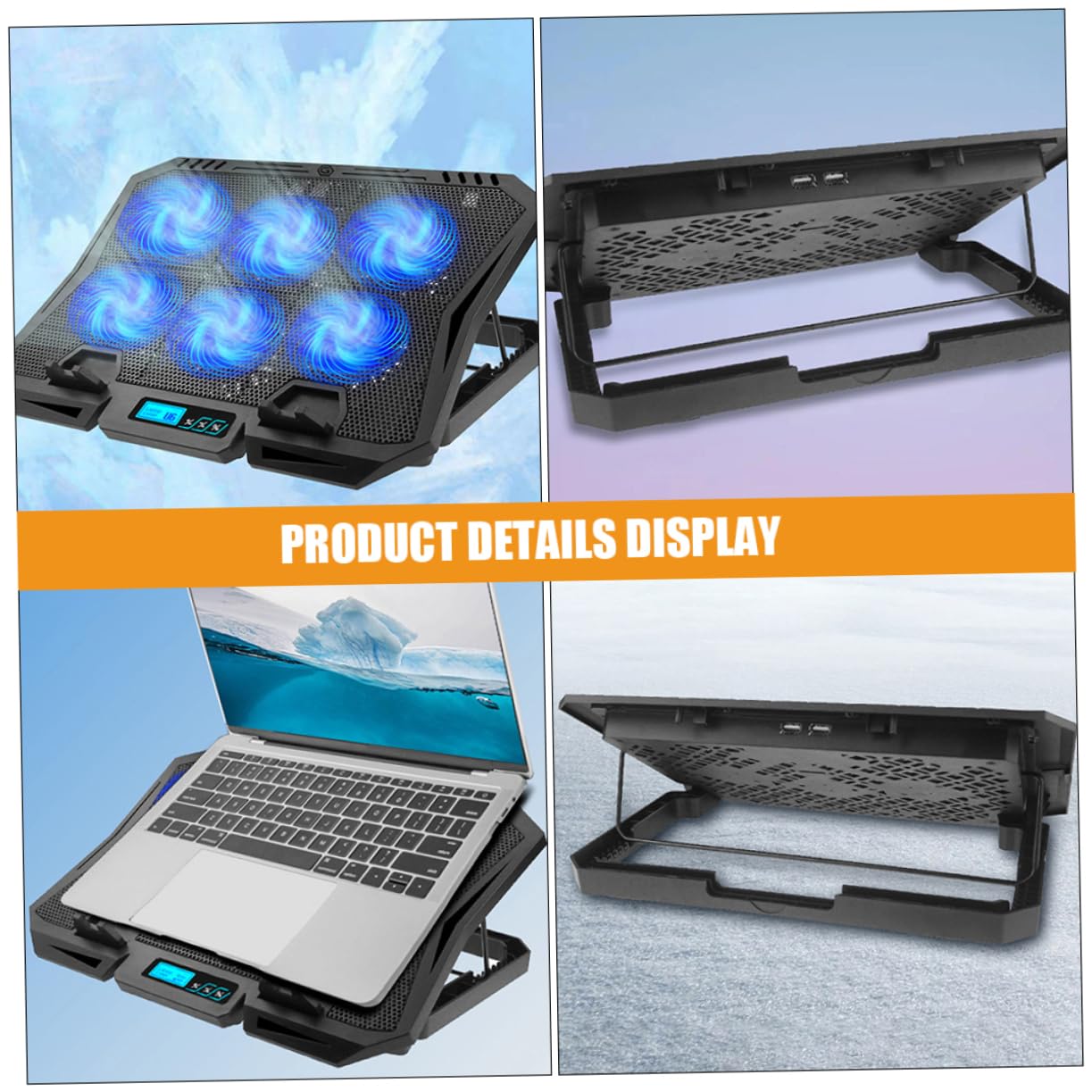 Base Raffreddamento Per Laptop Ventole Silenziose Per Pc Per Design Portatile e