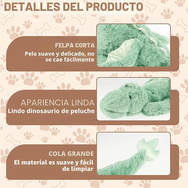 Foto 3 de 8 de Jokapy 70-150 cm Drache de Peluche, Almohada de Peluche Suave y Larga, Enormes Animales de Peluche