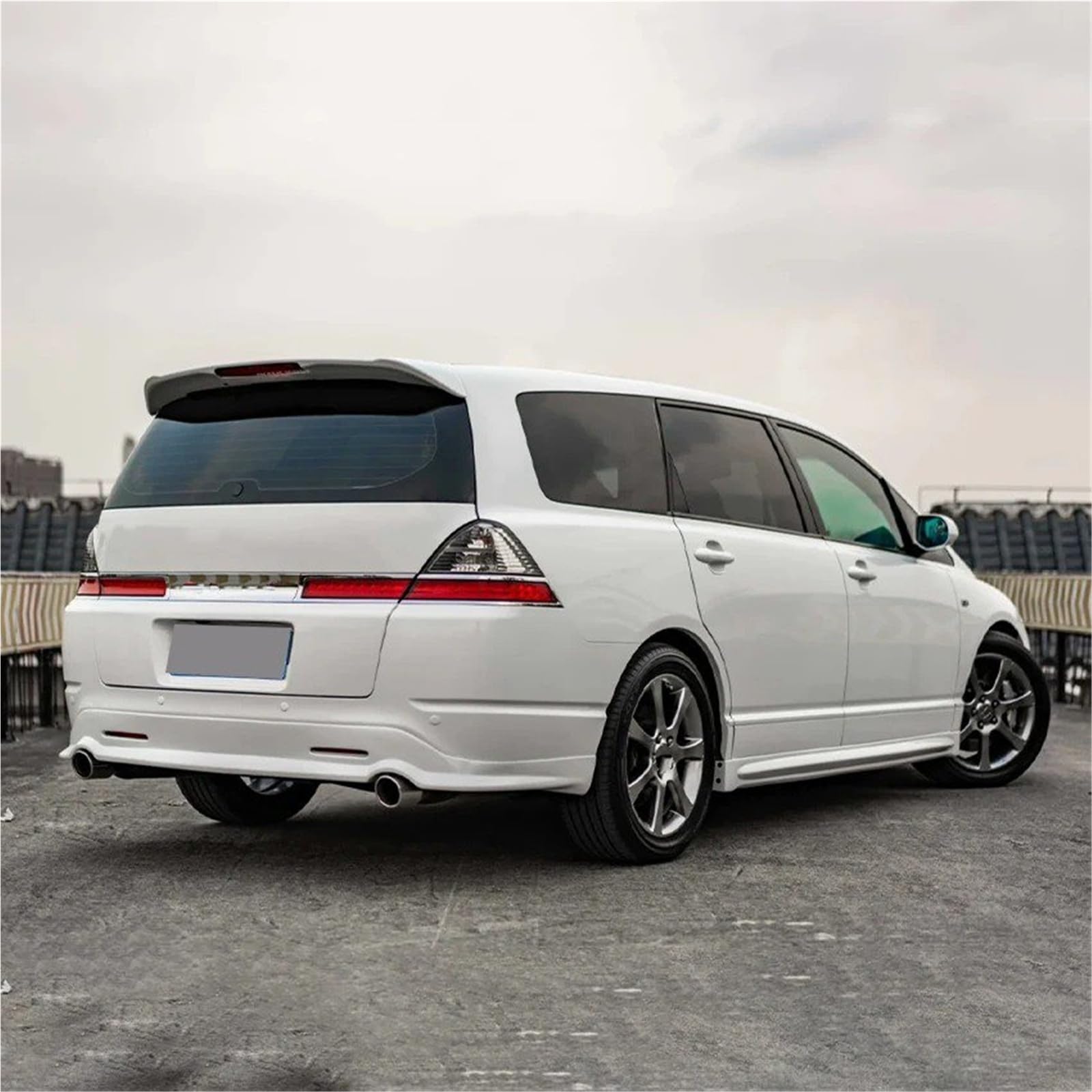 Dla Odyssey 2005-2008 Lotka Tylny Spoiler Bagażnika Skrzydło Na Klapie Akcesoria Dekoracyjne Spojler Tylny Trunk Wing(Carbon Fiber Pattern)