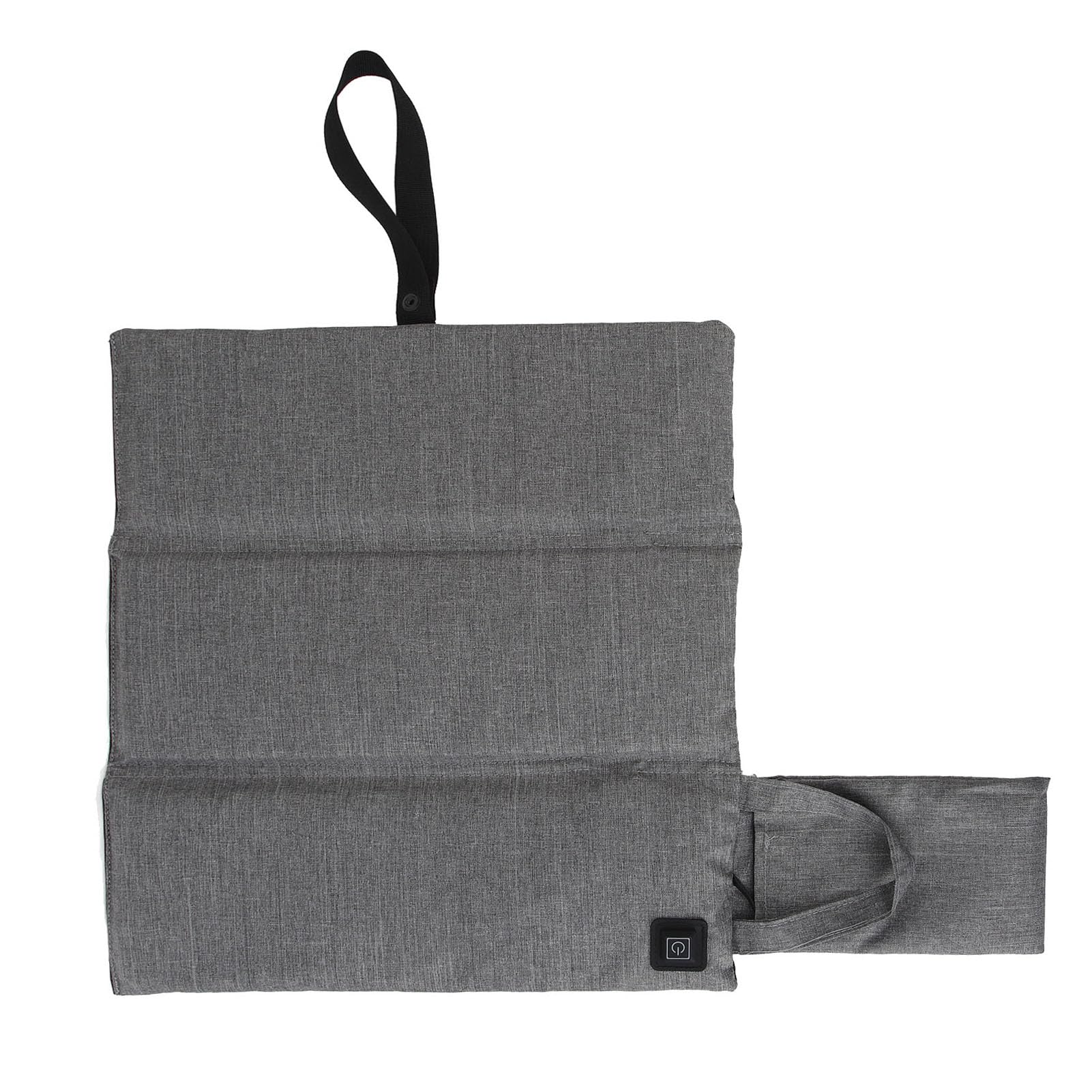 Almohada con Calefacción, Cojín de Asiento con Calefacción Portátil, Temperatura Ajustable, Cojín de Asiento de Calefacción USB Plegable Fácil, Tribunal Calentado para Acampar
