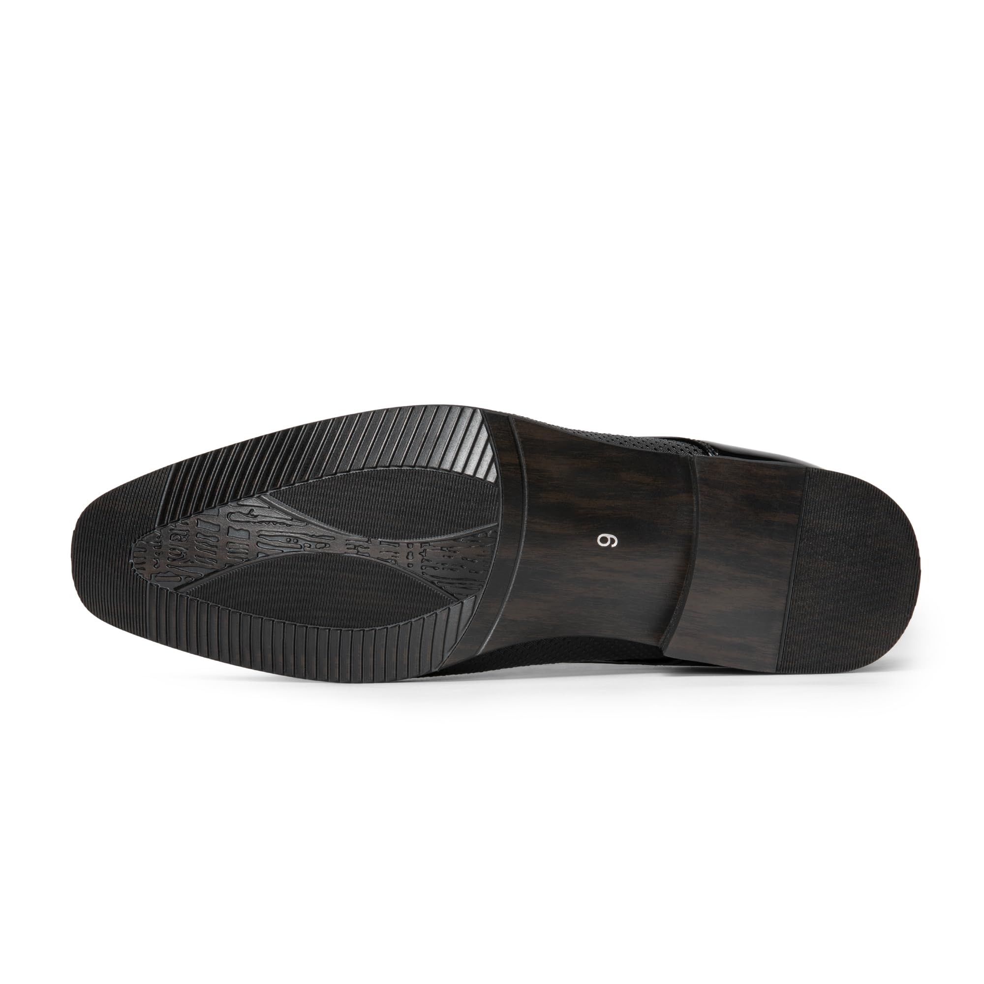 Bruno Marc Men's Patent Tuxedo Dress Shoes Classic Lace-up Formal Oxfords