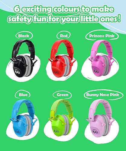 Miniatura 9 de PROHEAR 032 2.0 - Auriculares con cancelación de ruido para niños - Reducción de ruido de 25 dB - Orejeras ajustables de protección sensorial para