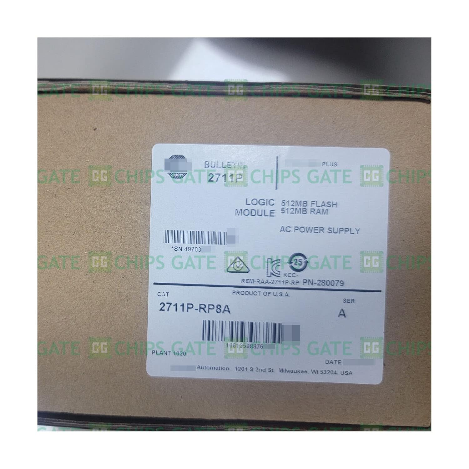 New 2711P-RP8A Plus 6 Logic Module New Sealed us