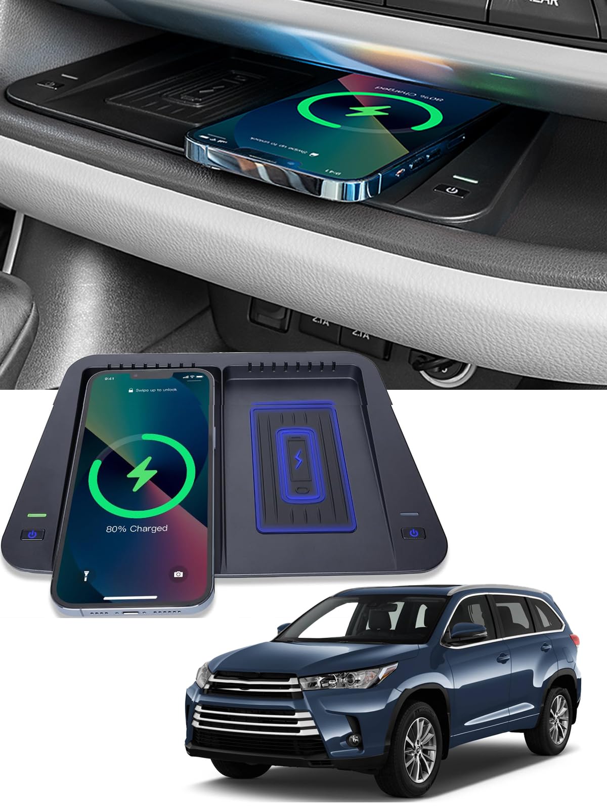 Photo 1 of CarQiWireless Wireless Charger for Toyota Highlander