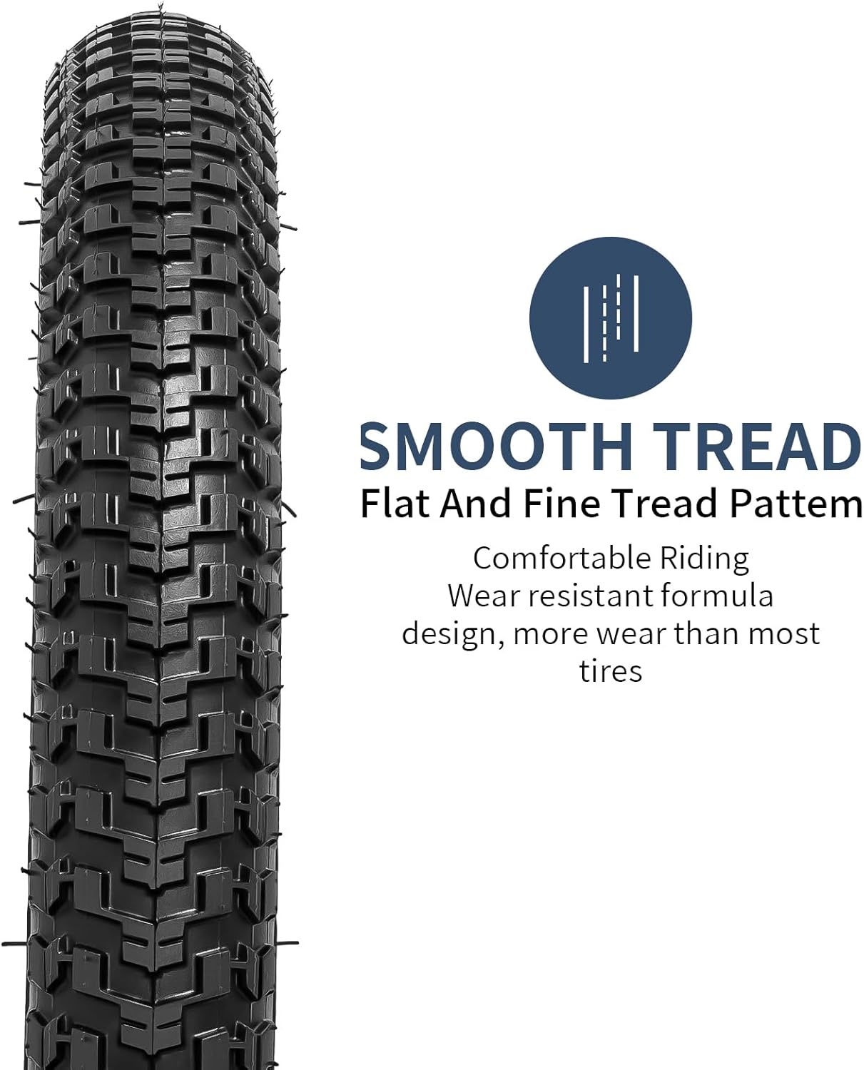 YUNSCM 12 1/2" Bike Tires 12 1/2 x 2 1/4 57-203 and Heavy Duty Tubes 12 1/2x2 1/4 CR202 Angled Valve Compatible with 12 1/2x2 1/4 12.5x2.25 Kid Bike Bicycle Tires and Tubes- 2 Pack (Y-558)