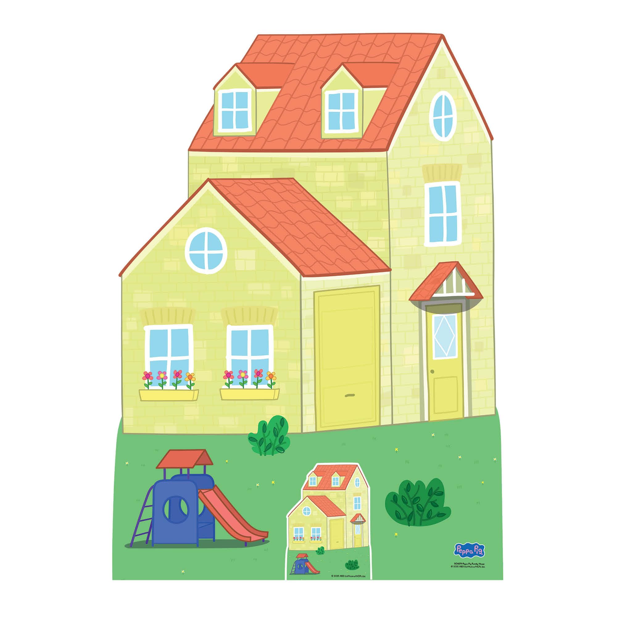 Maison Peppa Pig SC4879 Découpe en Carton Géante 128 cm Décoration Chambre