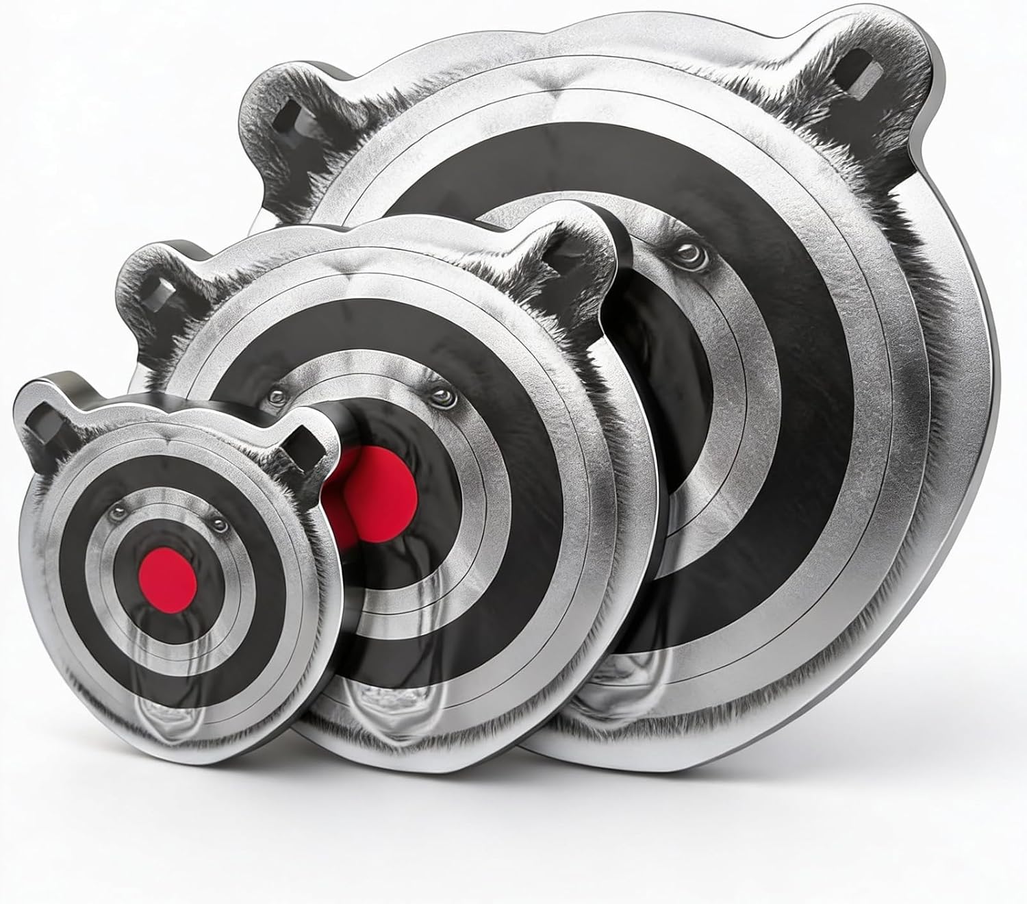 1/2" Thick AR500 Steel Shooting Target - Laser Cut Gong Silhouette Metal Target with Precision Shooting