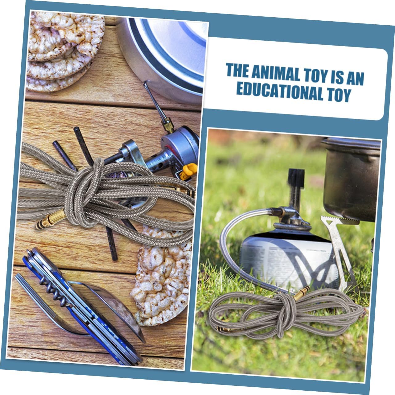 BESPORTBLE 4pcs Hose Extender for Camping Stove Propane Hose Extension Burner Conversion Tube Replacement