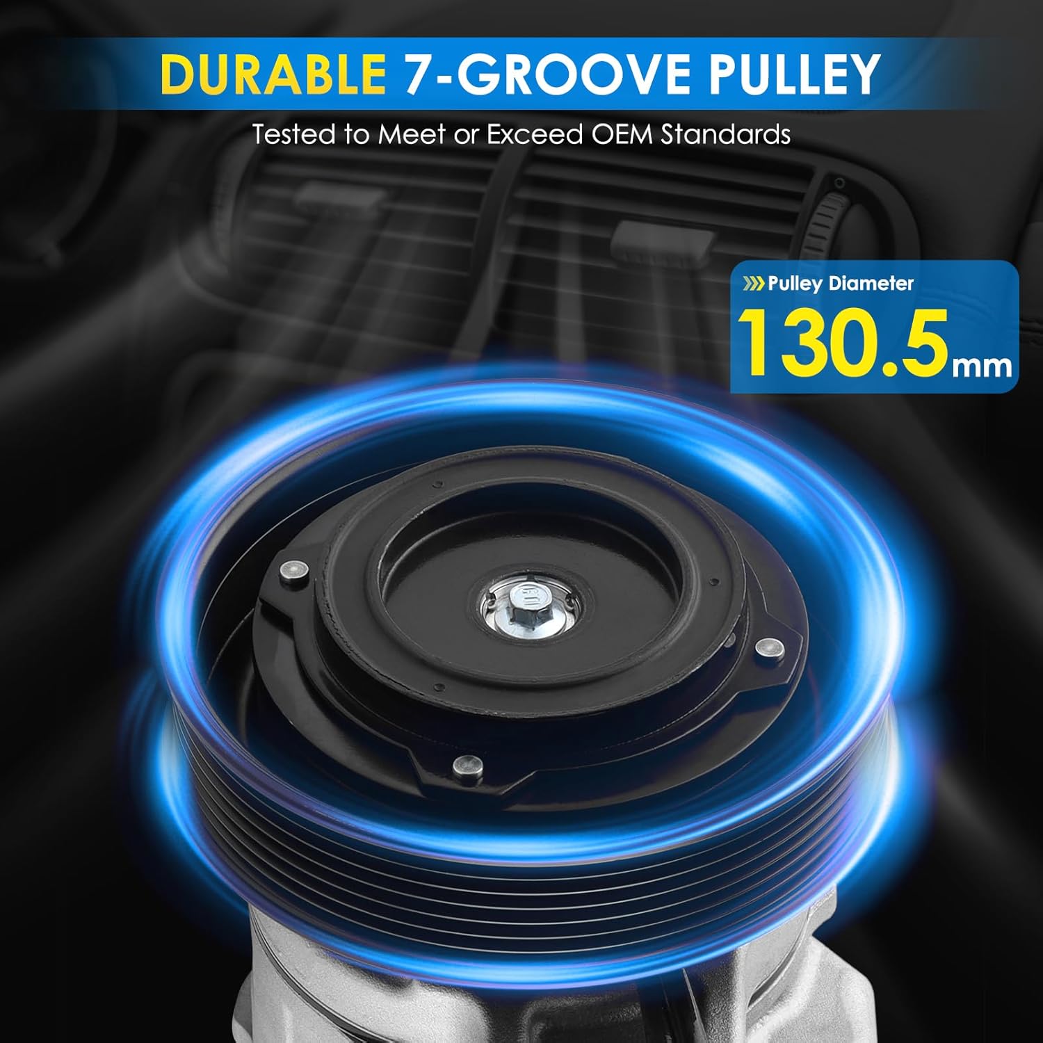 Car A/C Compressor Fit for 2008-2012 for Honda Accord 2012-2015 Crosstour 2.4L Automotive Replacement AC Compressor 38810-R40A01 A/C Compressor for Car CO 11224C