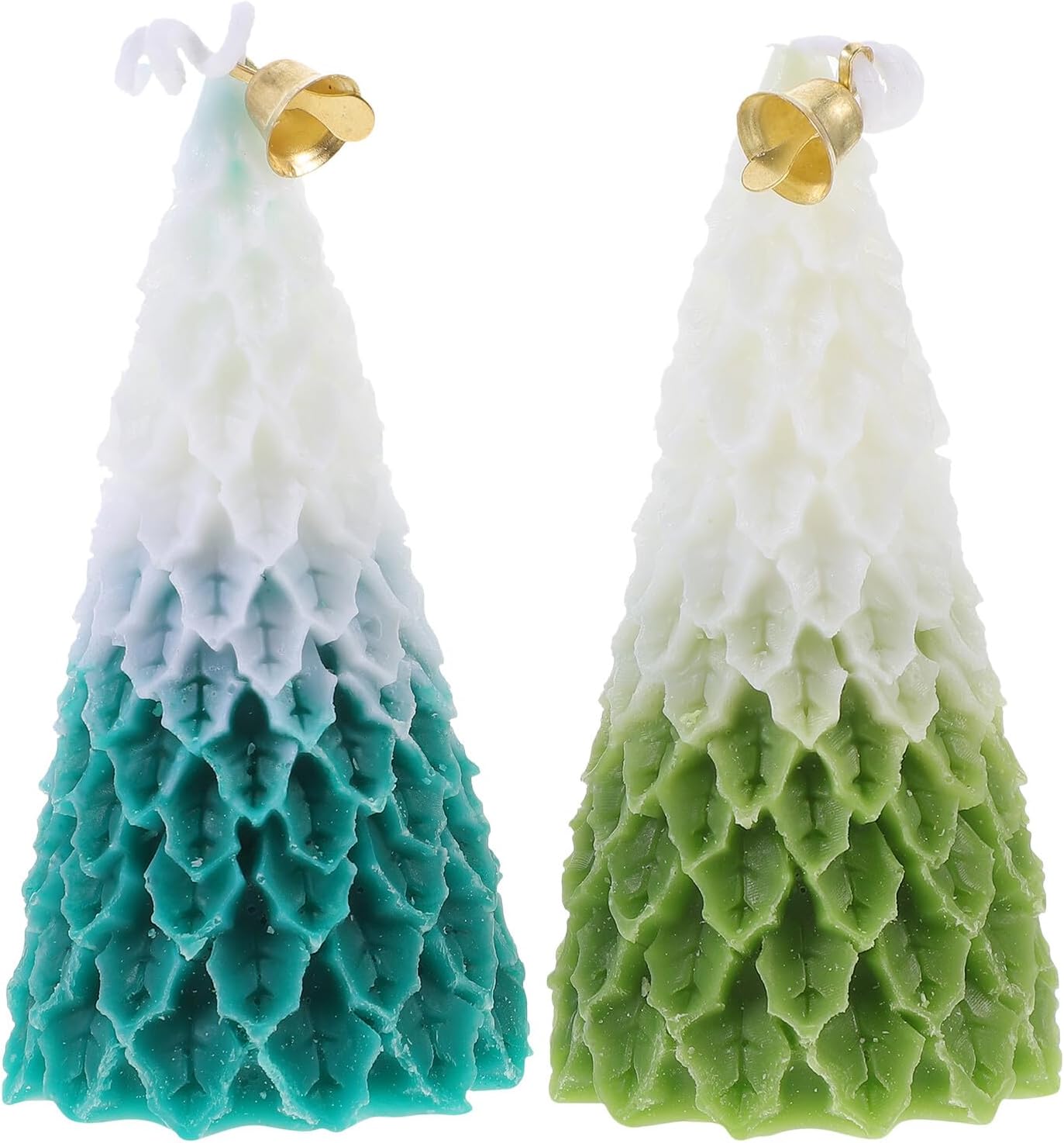 Xmas Tree Aromatherapy Candle 2pcs Paraffin for Christmas Decor
