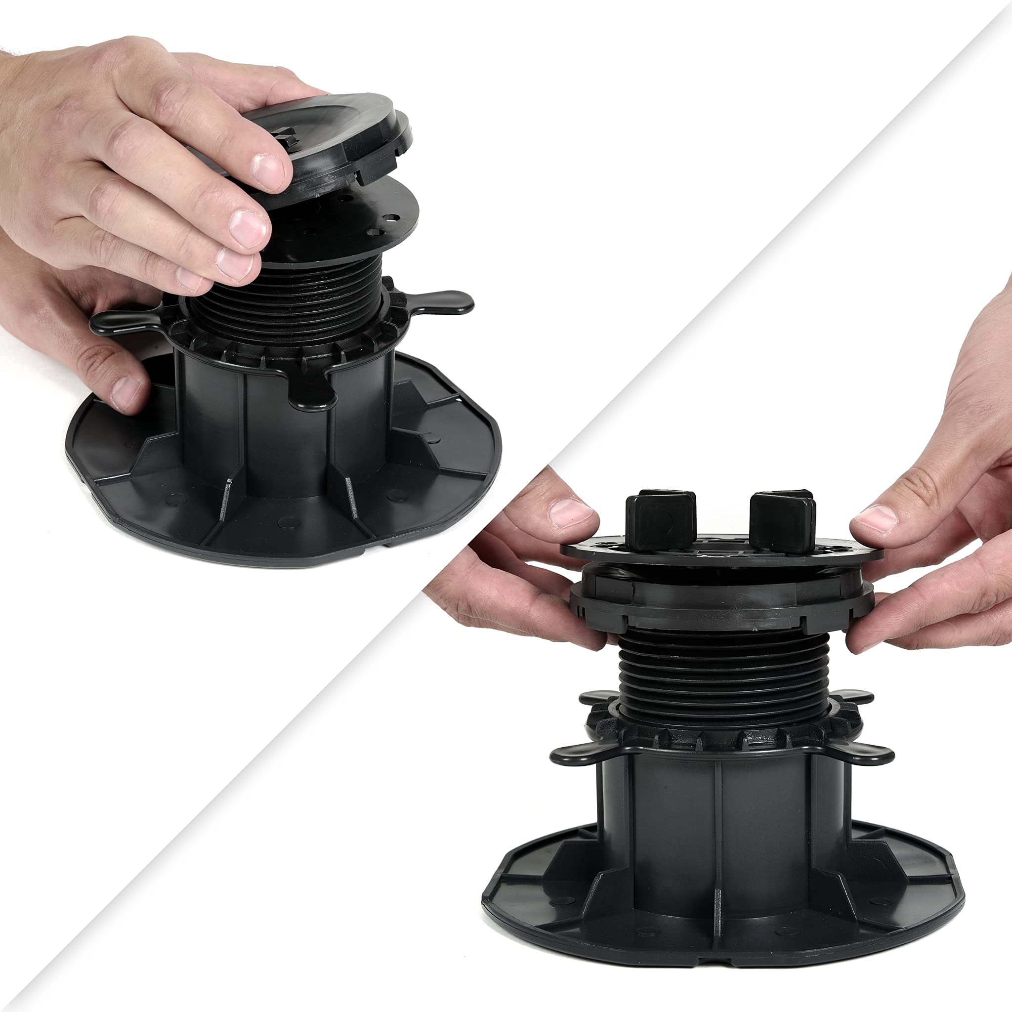 Trevendo - Juego de 25 cabezales autonivelantes para rodamientos universales Trevendo (0% a 7% de equilibrio de pendiente)