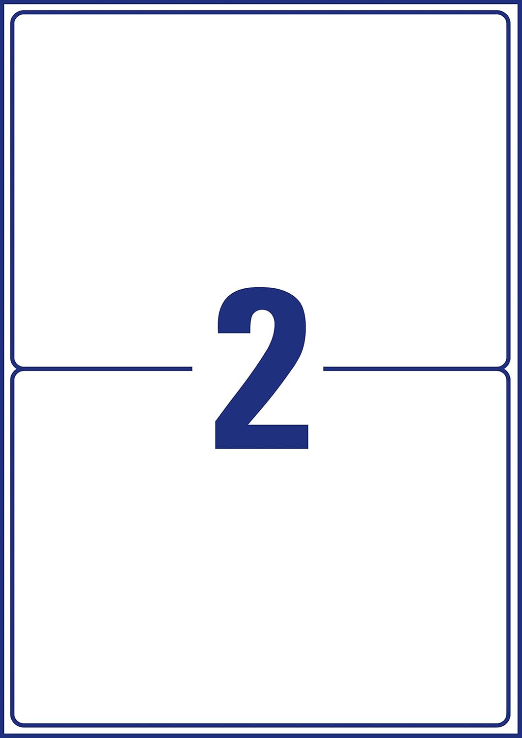 AVERY Zweckform LR4761-10 Recycled Folder Spine Labels (40 Spine Labels, 61 x 192 mm on A4, 100% Recycled Waste Paper, Printable, Self-Adhesive Folder Labels, for Home Office) 10 Sheets, White