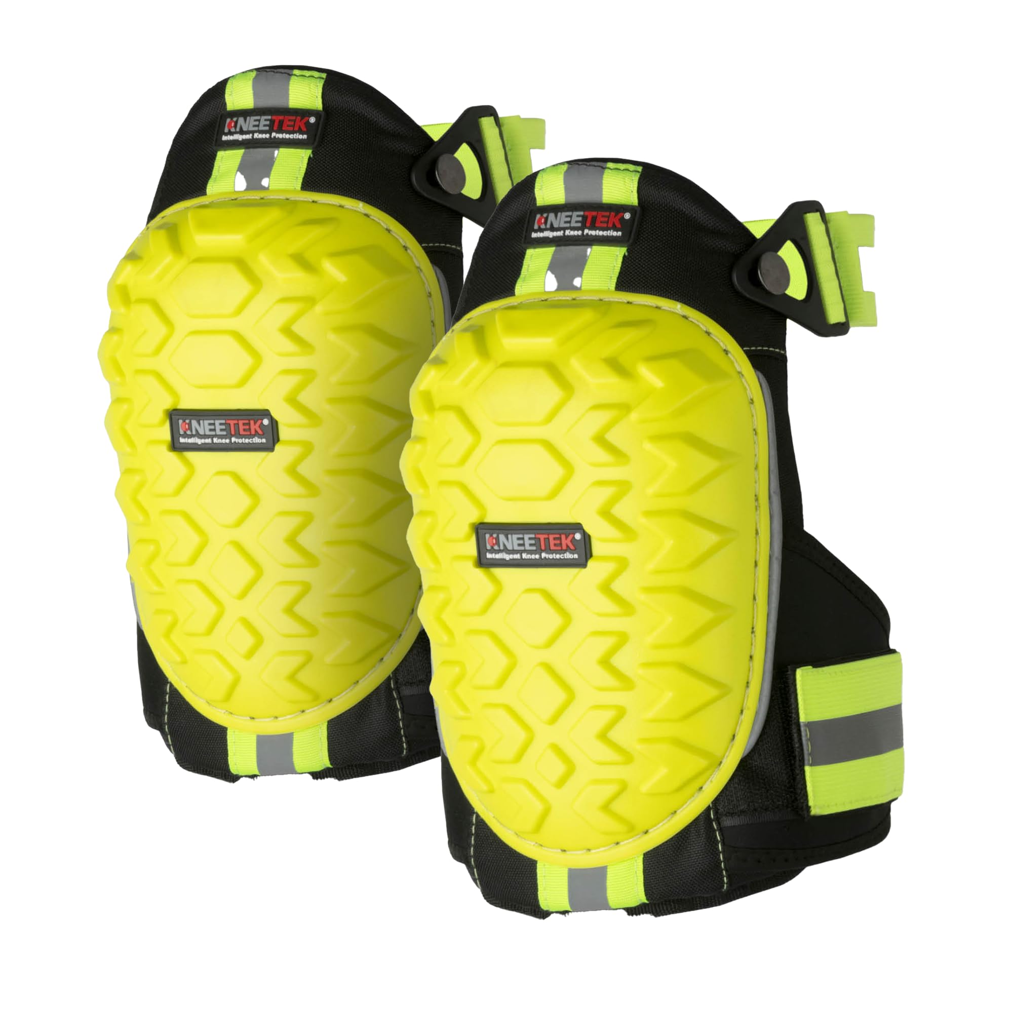 Kneetek Genouillères Hivis Noir/jaune