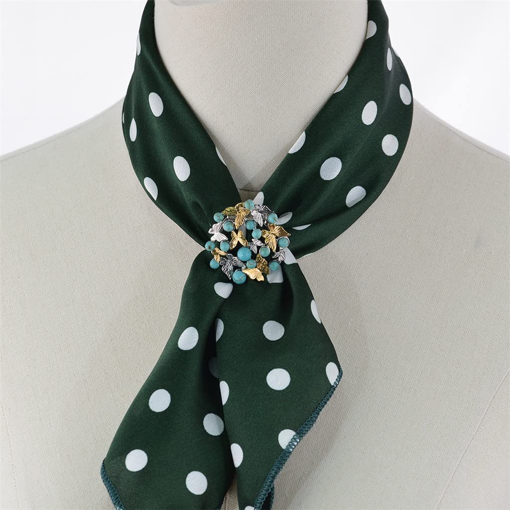 Boucle Pour Foulard En Soie – Bijou Haut De Gamme Doré/argenté, Design élégant, Cadeau Idéal Pour Femme, Accessoire Polyvalent