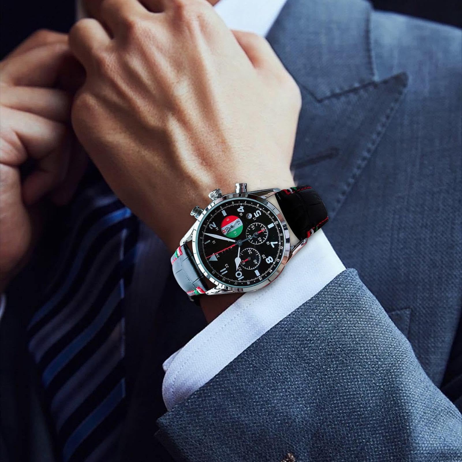 Relojes de Negocios para Caballeros Reloj de Pulsera para Caballeros con de