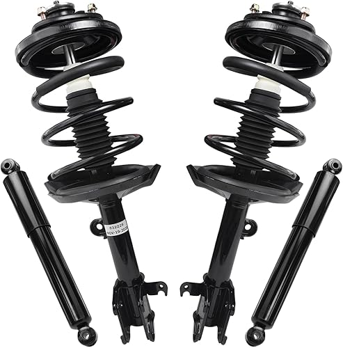 Miniatura 57 de Detroit Axle - Kit de amortiguadores de 4 puntales para Ford Escape 14-19, 2 puntales delanteros con resorte helicoidal 2 amortiguadores traseros