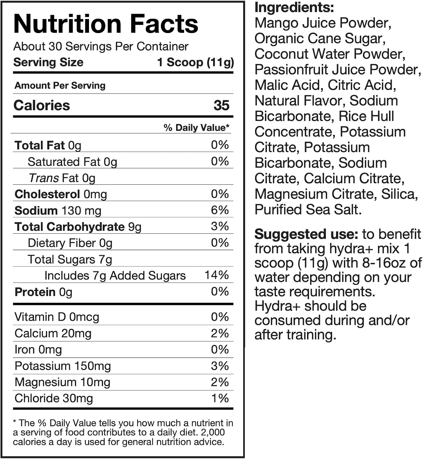 Blonyx Hydra+, Mango & Passionfruit, Energy and Electrolyte Drink Powder for Sport