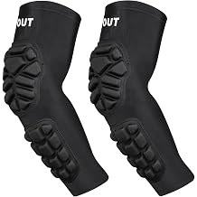Padded Arm Sleeves Elbow Forearm Crashproof Pads Protection for Football Basketball Volleyball Soccer 2 Pack