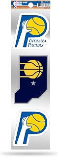 Rico Industries NBA Basketball 3-Piece Retro Spirit Decals Retro Decal Set