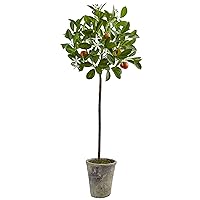 Algopix Similar Product 2 - Nearly Natural 38in. Potted Orange Tree