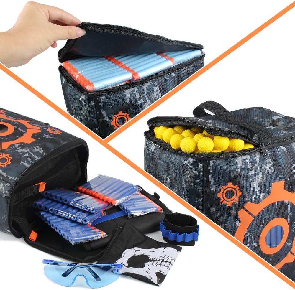 AMOSTING Targets Pouch for Nerf Gun N-Strike Elite Blaster Mega Rival Fortnite Series