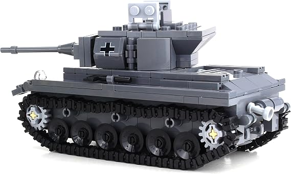 Battle Brick Collectible German WW2 Panzer Tank Custom Set