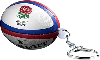 Gilbert England Rugby Ball Keyring