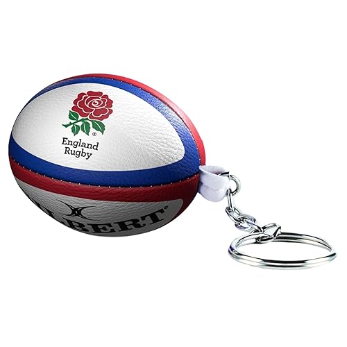 Gilbert England Rugby Ball Keyring
