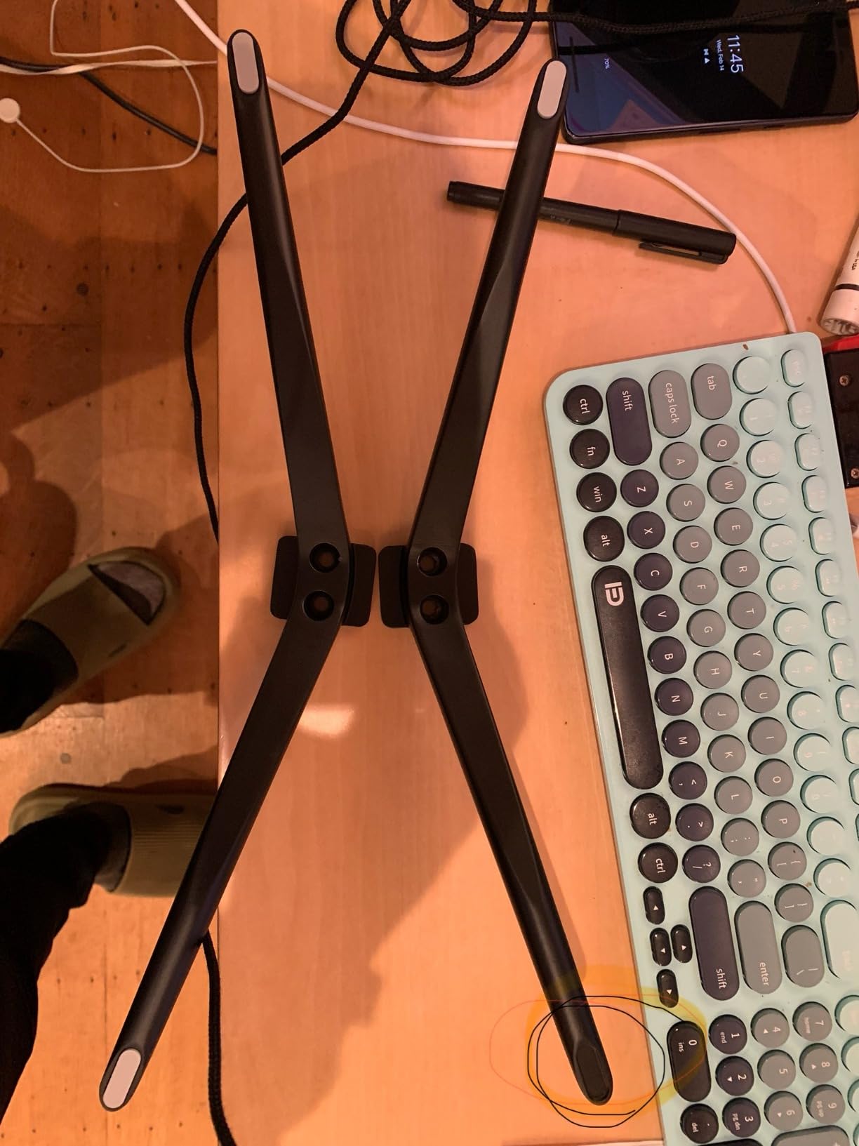 Amazon.com: Metal TV Legs for TCL TV Stand Legs, Only for TCL 50Q650F ...