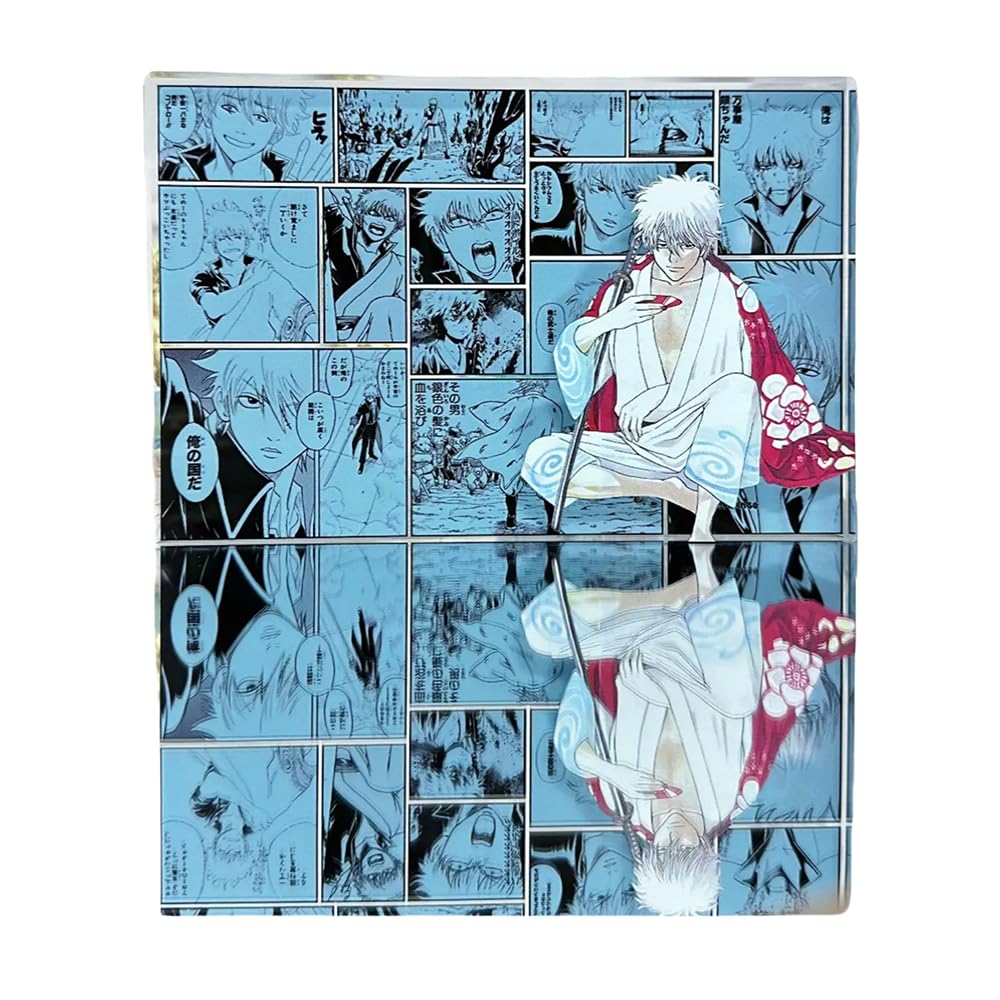 Amazon.co.jp: 銀魂 坂田 銀時 アクリルブロック 10*15*2cm かわいい 