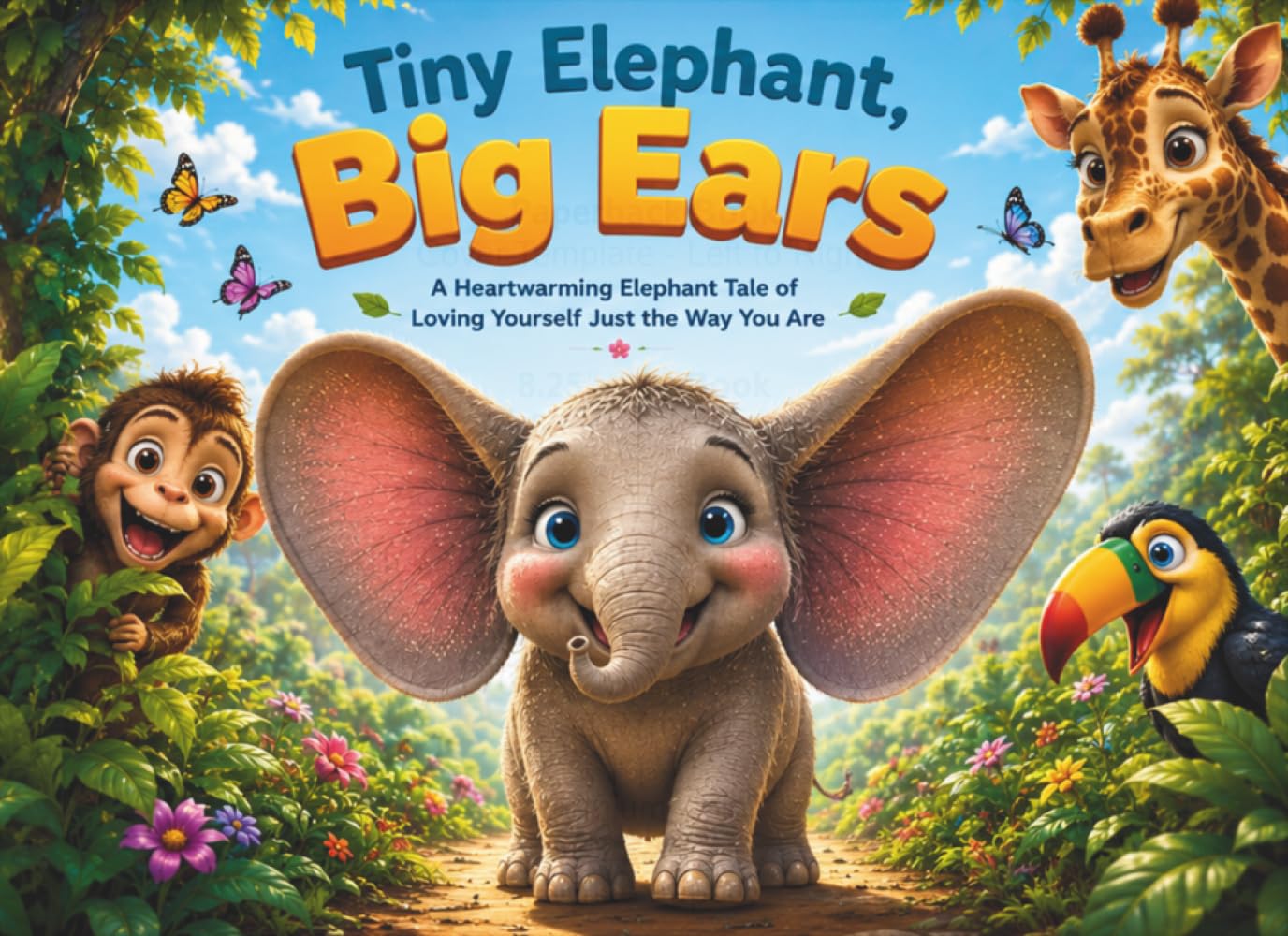 Tiny Elephant, Big Ears: A Heartwarming Elephant Tale of Loving Yourself Just the Way You Are (ELLA, THE BIG EAR ELEPHANT)
