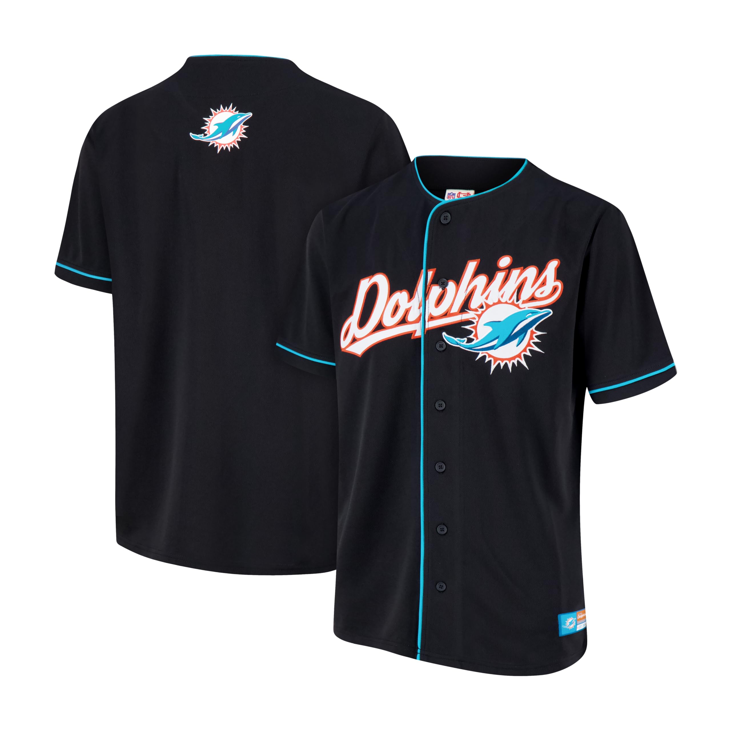 Adult's NFL Official Button Down Baseball Mesh Jersey Shirt