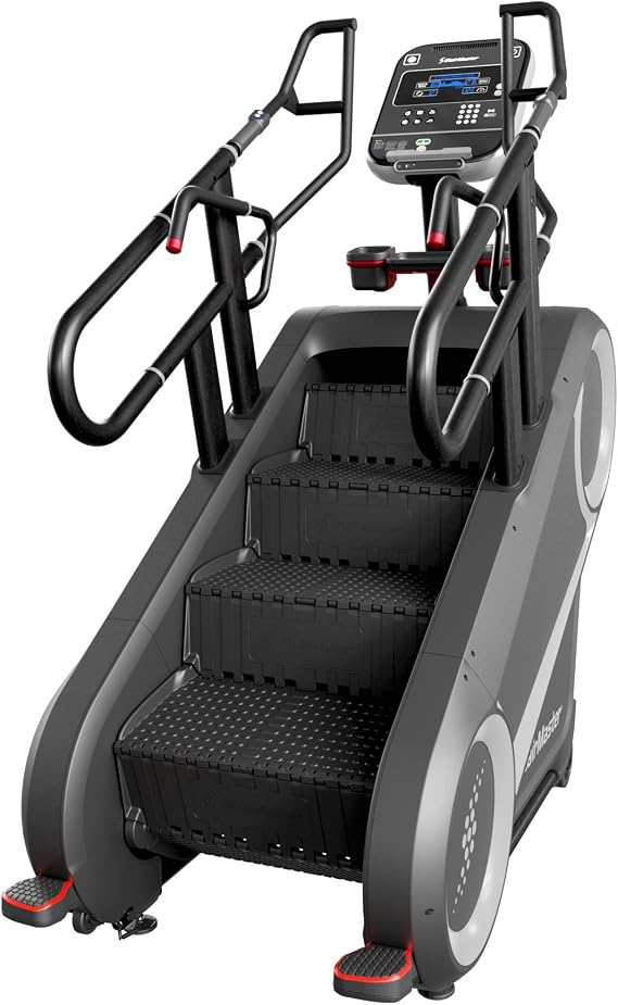 StairMaster 10 Series 10G Gauntlet مع شاشة LCD - مكبس الدرج مع اتصال Bluetooth ومنافذ USB ، تمارين السائر ومعدات القلب للألعاب الرياضية والتمارين المنزلية
