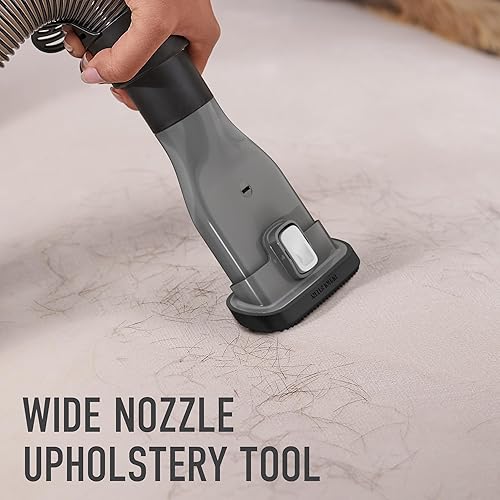 Miniatura 9 de Hoover WindTunnel - Aspiradora vertical giratoria para mascotas sin bolsa para uso doméstico en alfombras y suelos duros, aspiradora vertical con