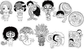 Uzumaki 3D Foam Bag Clip