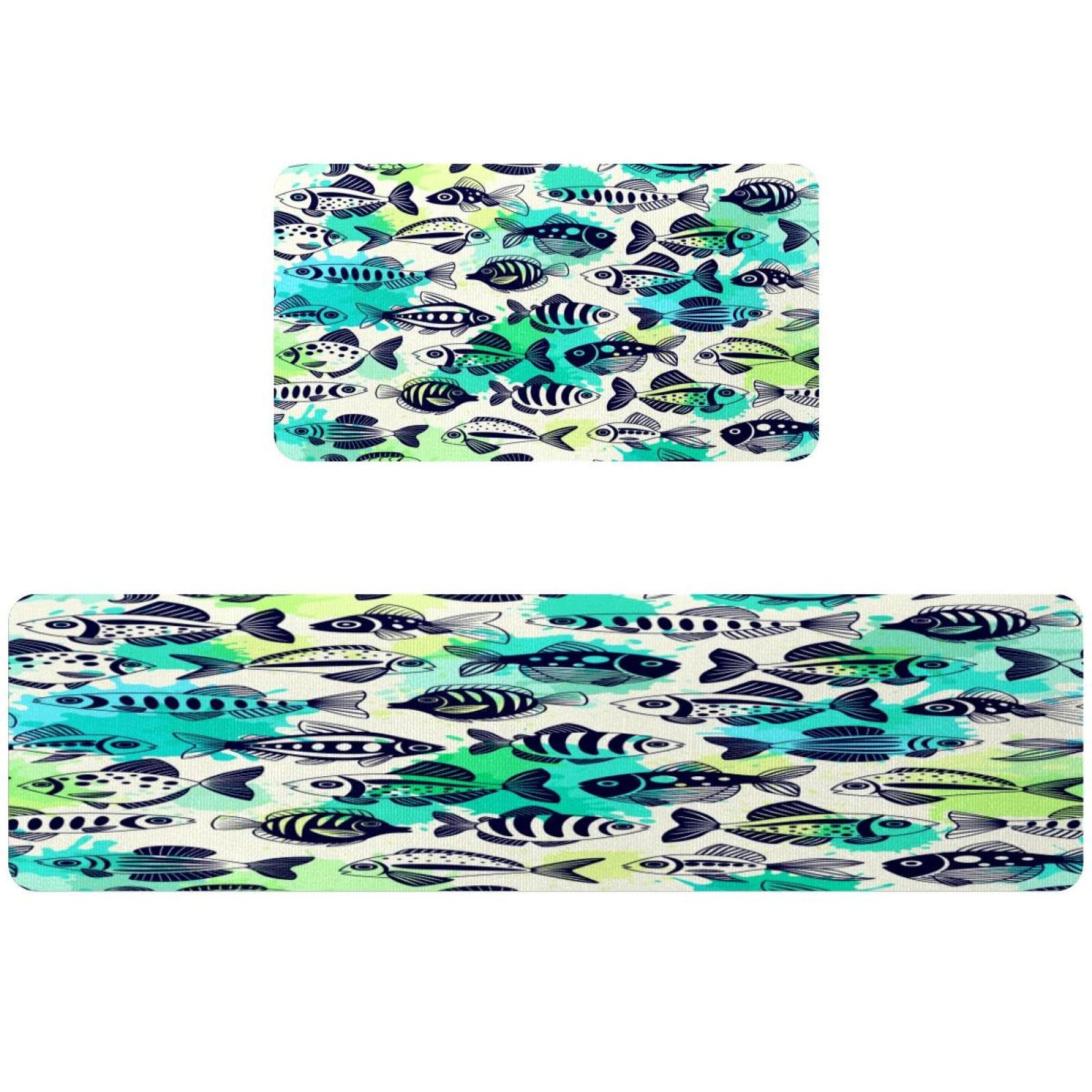 Tapete de cocina absorbente de 2 piezas que evita resbalones