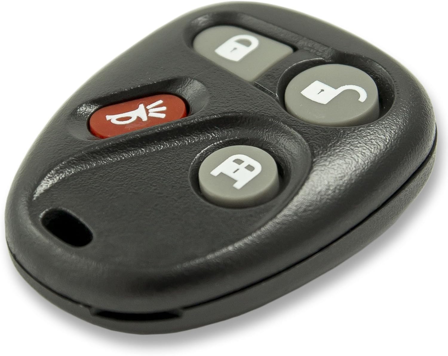 Keyless2Go Replacement for Keyless Entry Car Key Fob Vehicles That Use 4 Button KOBLEAR1XT 15752330 Remote - 2 Pack
