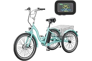 MOONCOOL Electric Tricycle: Glide with Effortless Grace