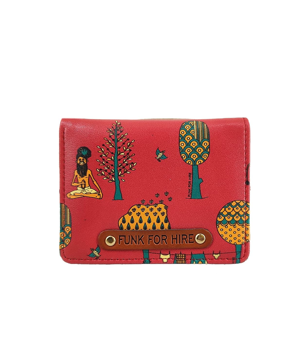 Funk For Hire Vegan Leather Slim Minimalist Wallet with 6 Card Slots, Zippered Coin Pouch & Cash Compartment – Printed Bif... - Review, Price and Buying Guide