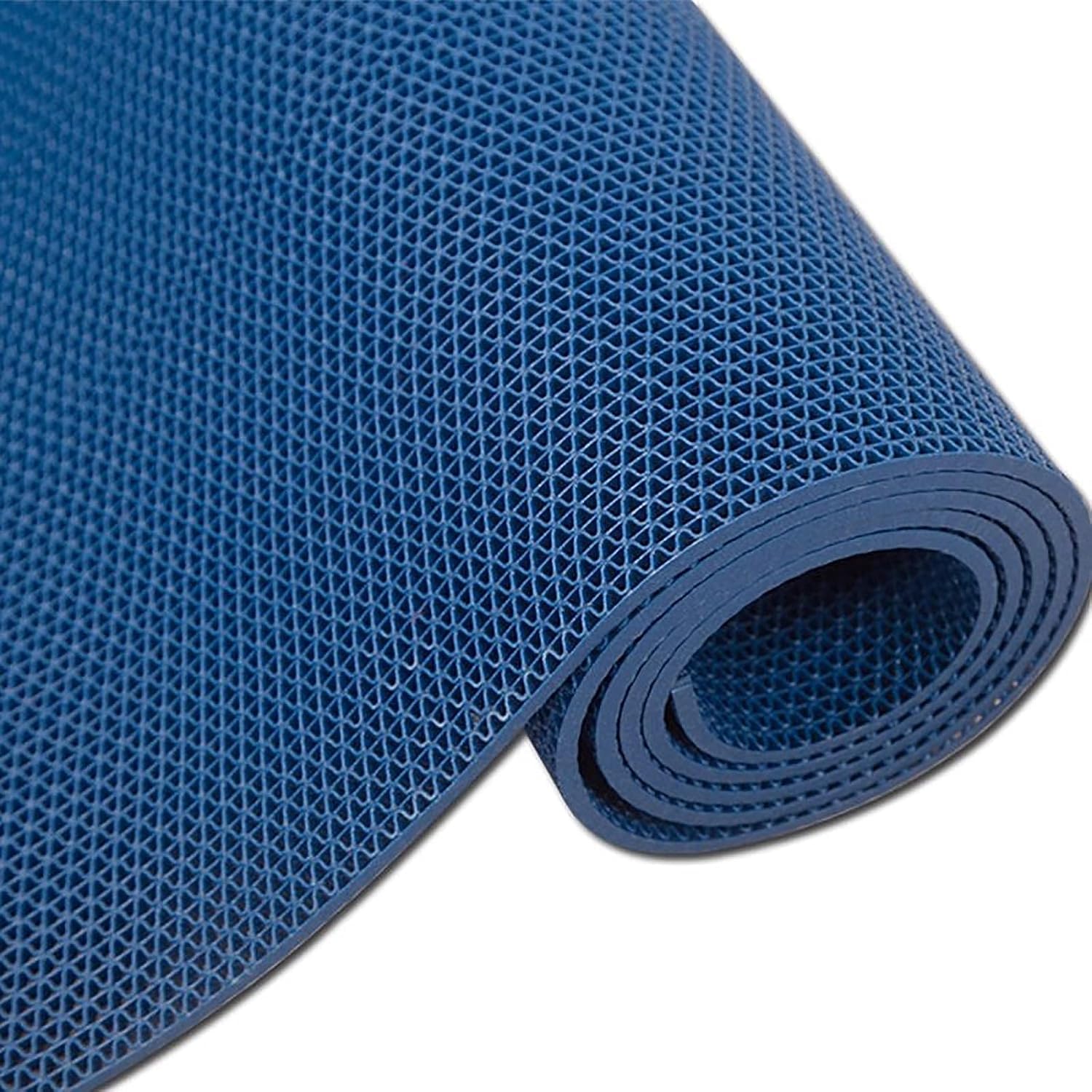 QYMYOZ Non-slip PVC Drainage Mats For Kitchen Terrace Indoor And Outdoor Use(Blue,120x250cm)
