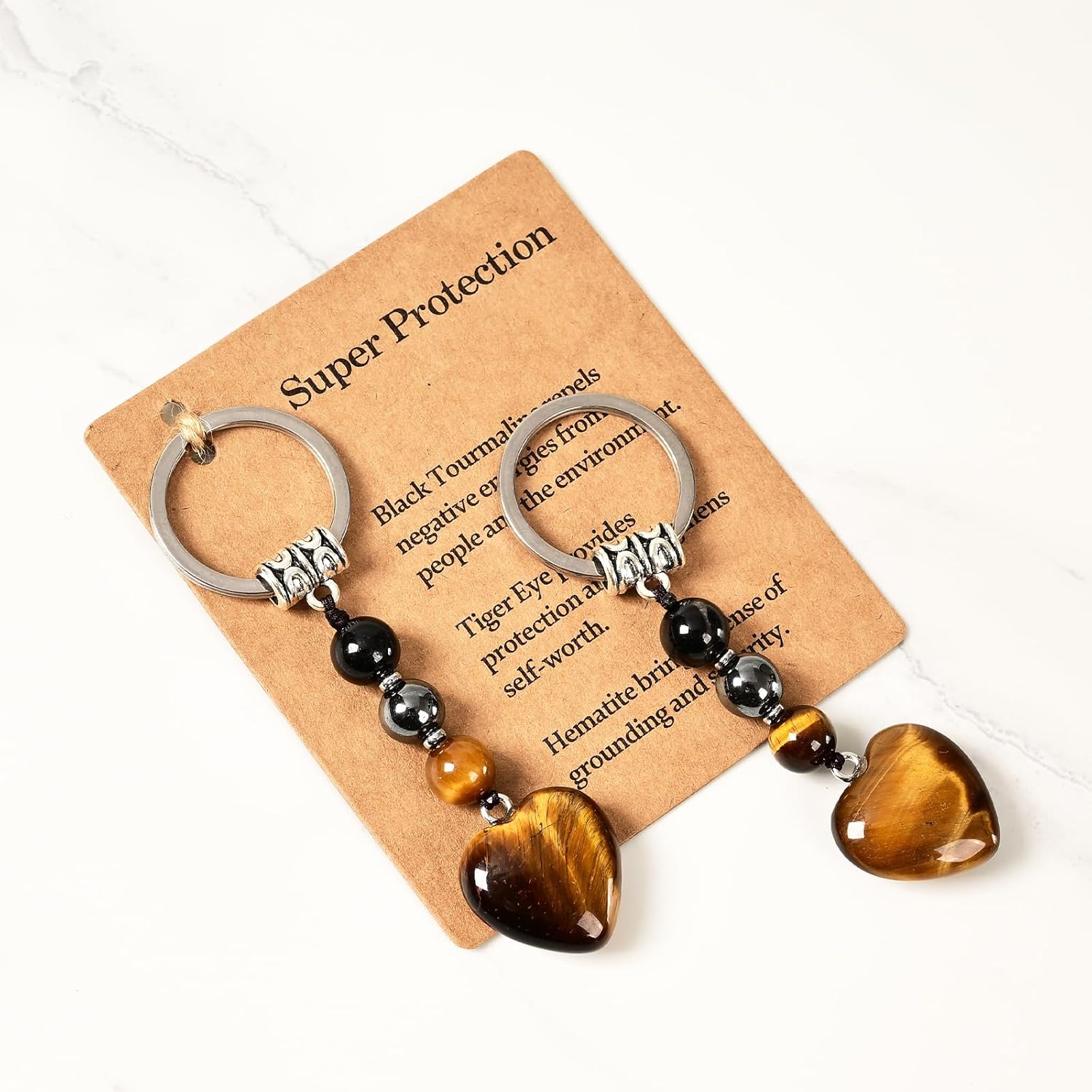 Natural Healing Crystals Keychain – A Thoughtful Gift for Life's Transitional Moments, New Beginnings, Anxiety Relief, Farewells & Celebrations Graduation, Promotion,Retirement - Image 2