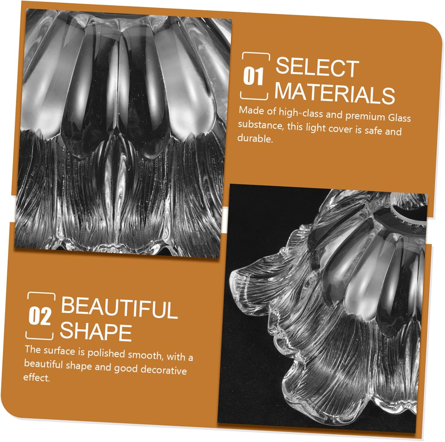 Thick High-end Ceiling Lamp Shade Easy Install Remove Soft Light Decorative Lampshade Home Decor for Bedroom